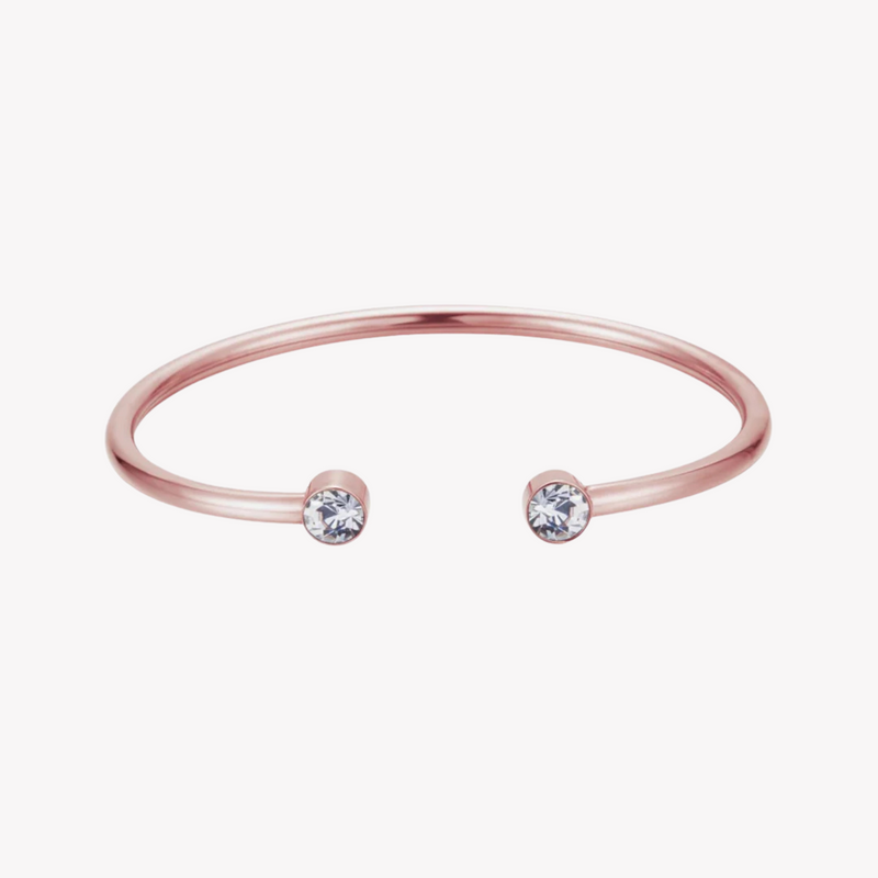 Zink Women's Rose Gold Stainless Steel Bracelet | Zfbg001rgc by i-watch