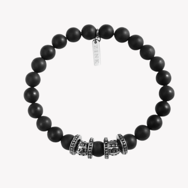Zink Men's Black Stainless Steel Bracelet | Zjbc012ba