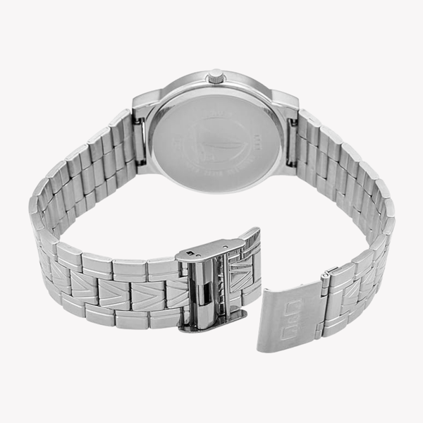 Q&Q VH96-205 Unisex Stainless Steel Quartz Watch