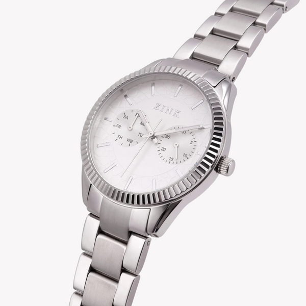 Zink Women's Silver Stainless Steel Watch | Zk128l2ss-16