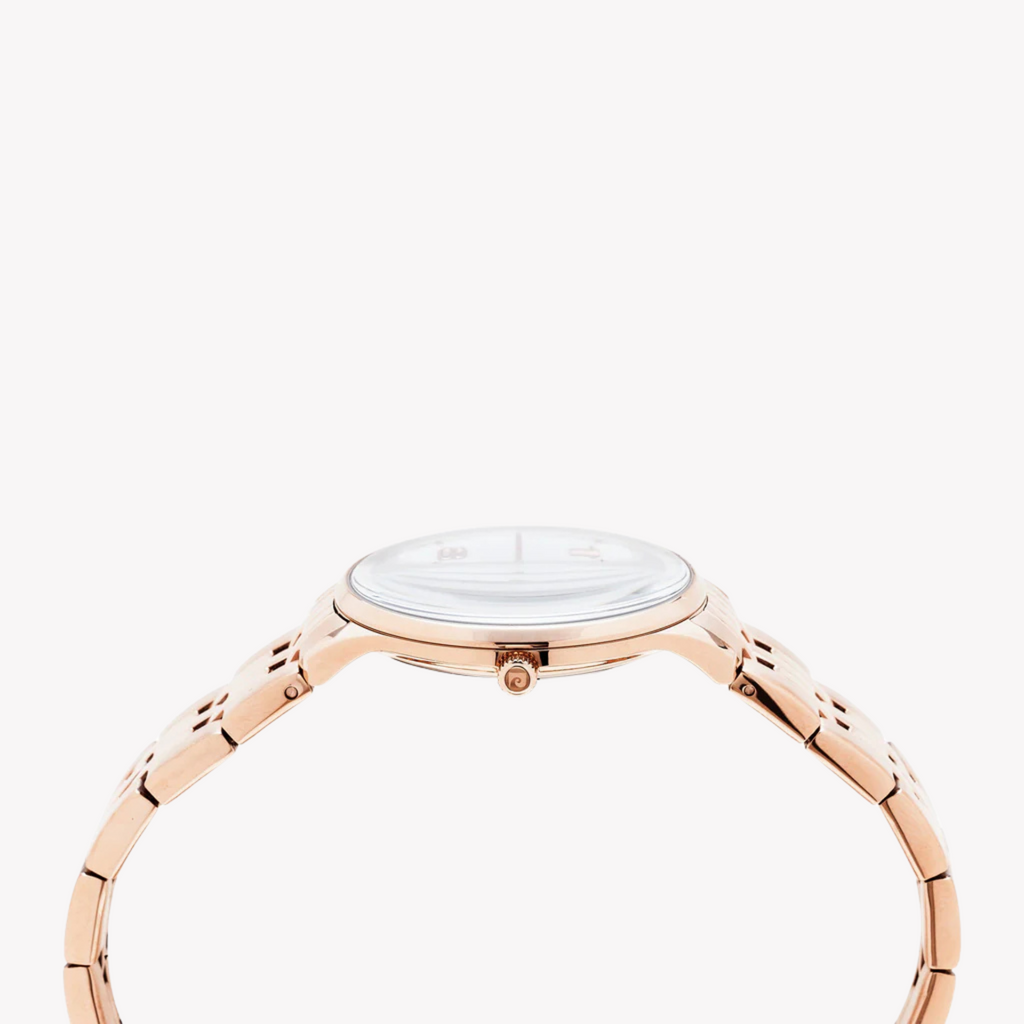 Pierre Cardin Women's Rose Gold Watch, White Dial | Pc902722f120