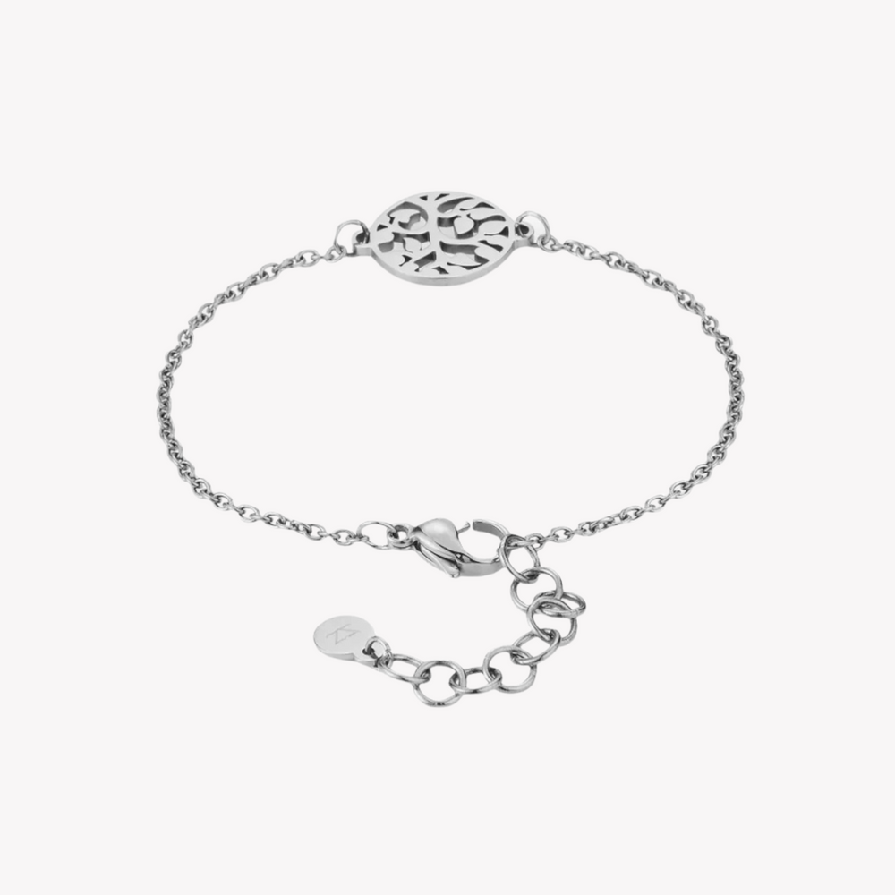 Zink Women's Silver Stainless Steel Bracelet | Zfbr010s