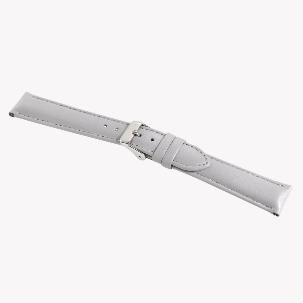 Zink Women's Leather Watch Band - Grey | Zlb007gs
