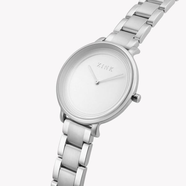 Zink Women's Silver Stainless Steel Quartz Watch | Zk129l1ss-16