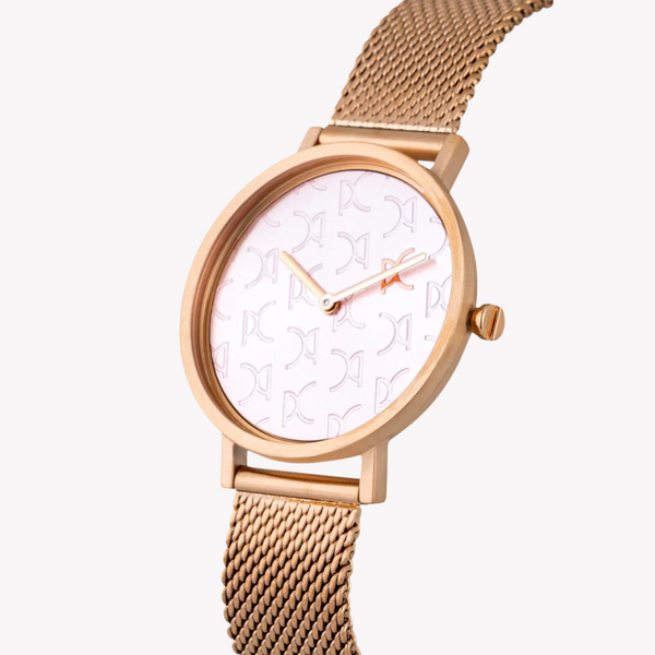 Pierre Cardin Women's Rose Gold Watch, Pink Dial | Cbv.1519 by i-watch