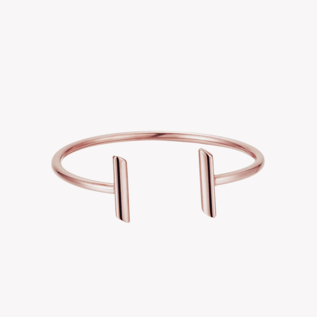 Zink Women's Rose Gold Stainless Steel Bracelet | Zfbg003rg