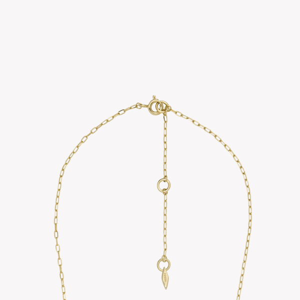 Fossil Women's Gold Necklace, Evil Eye Pendant | JFS00581998