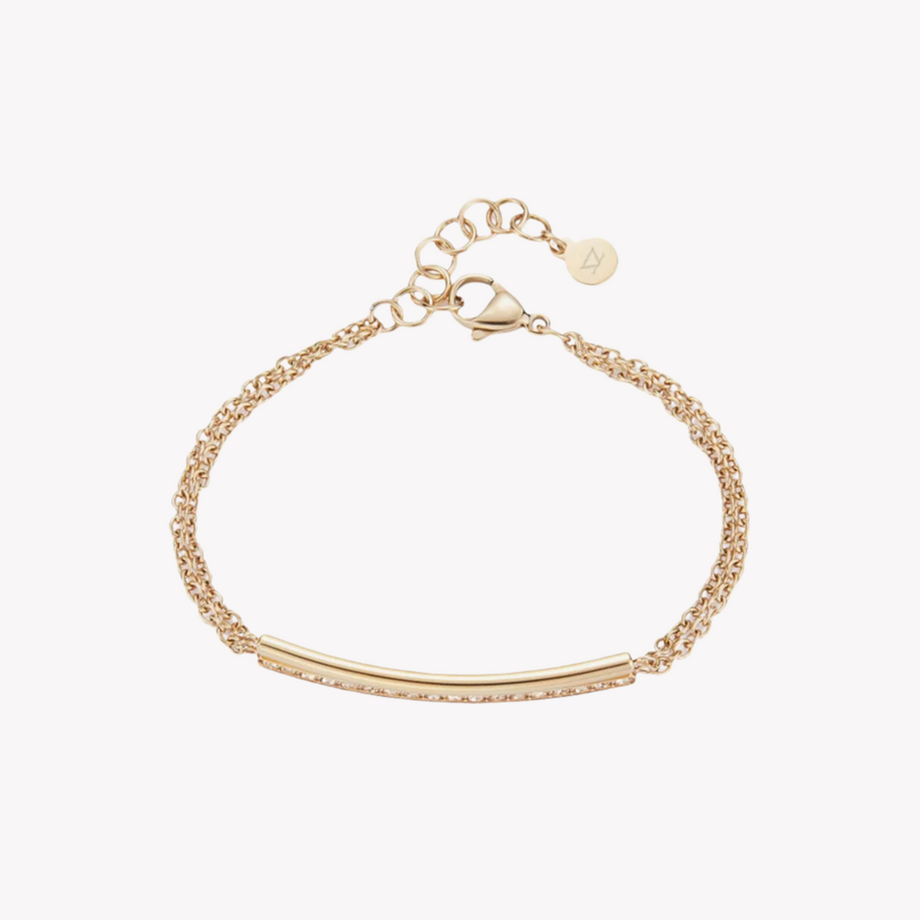 Zink Women's Gold Stainless Steel Bracelet | Zfbr012g