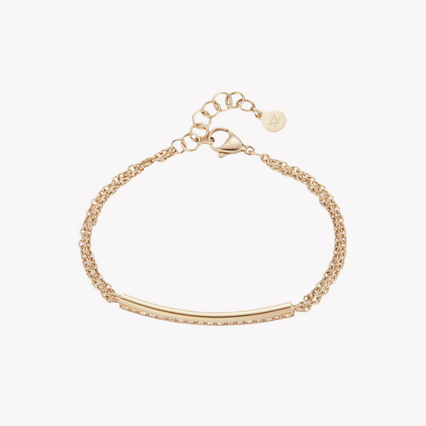 Zink Women's Gold Stainless Steel Bracelet | Zfbr012g