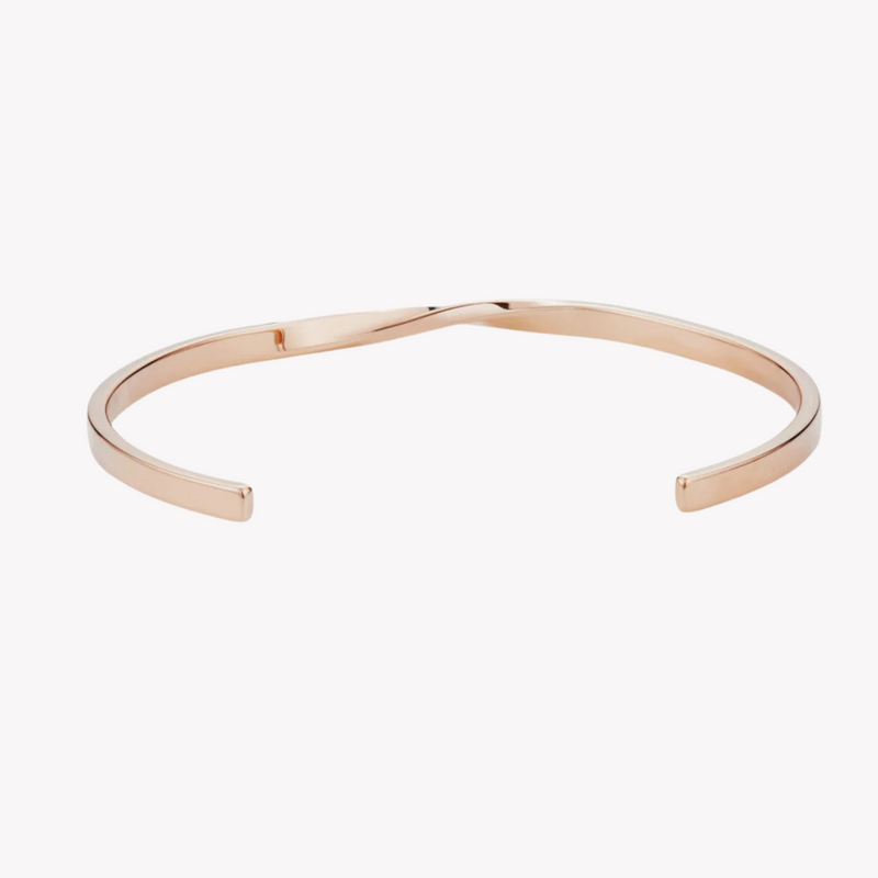 Zink Women's Rose Gold Stainless Steel Bracelet | Zfbg007rg