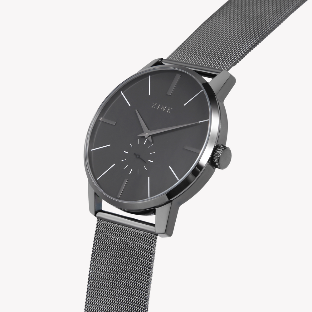 Zink Men's Black Stainless Steel Watch | Zk126g5ms-97 by i-watch