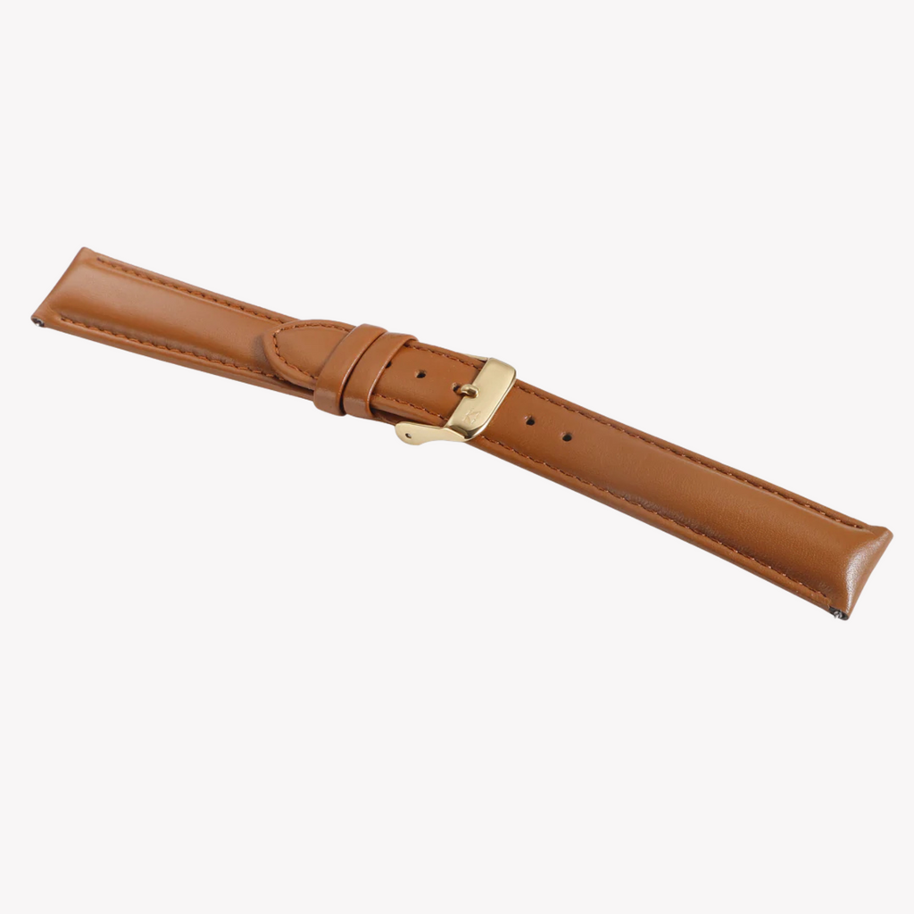 Zink Women's Leather Watch Band - Brown | Zlb007bwg
