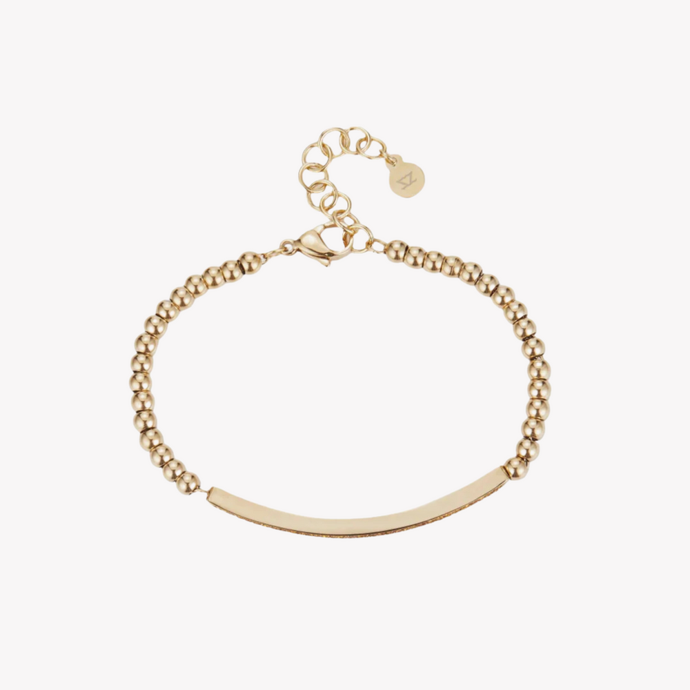 Zink Women's Gold Stainless Steel Bracelet | Zfbr011g