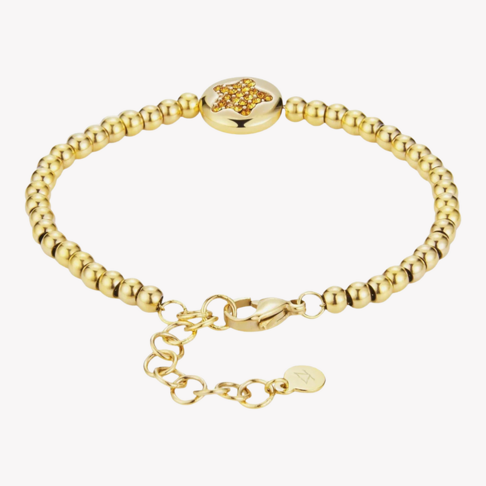 Zink Women's Gold Stainless Steel Bracelet | Zfbr007gs