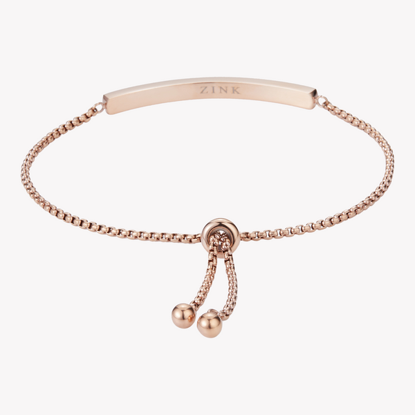 Zink Women's Rose Gold Stainless Steel Bracelet | Zfbr004rg