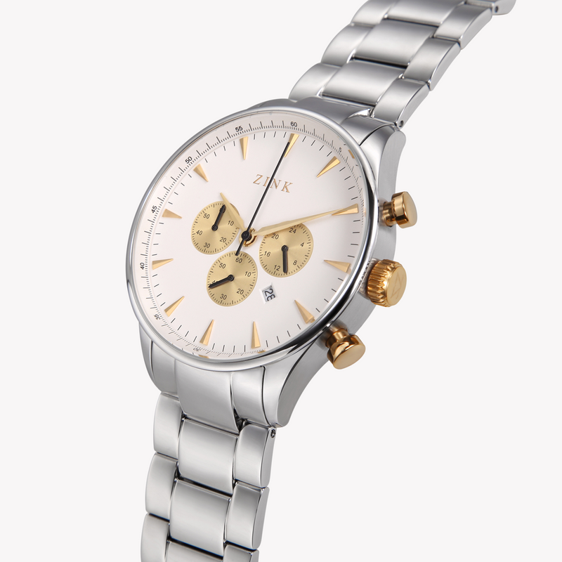 Zink Men's Stainless Steel Silver Watch | Zk127g2ss-T6 by i-watch