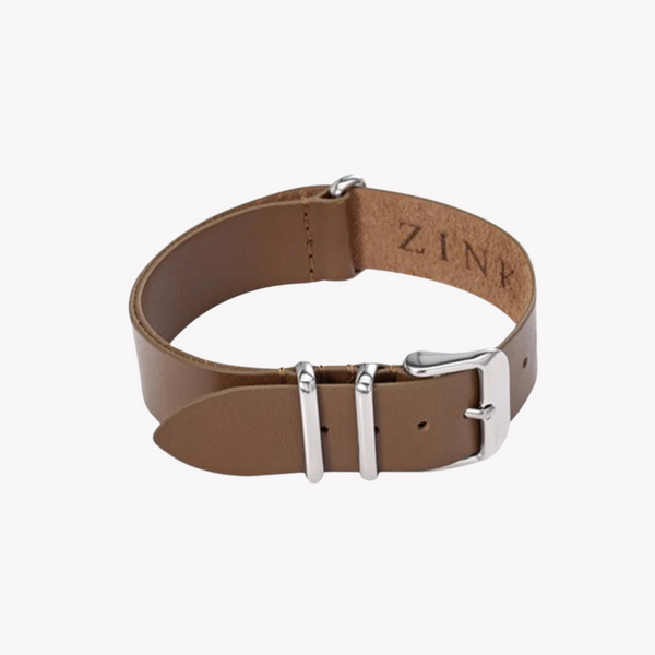 Zink Women's Leather Watch Band - Brown | Zlb005bws