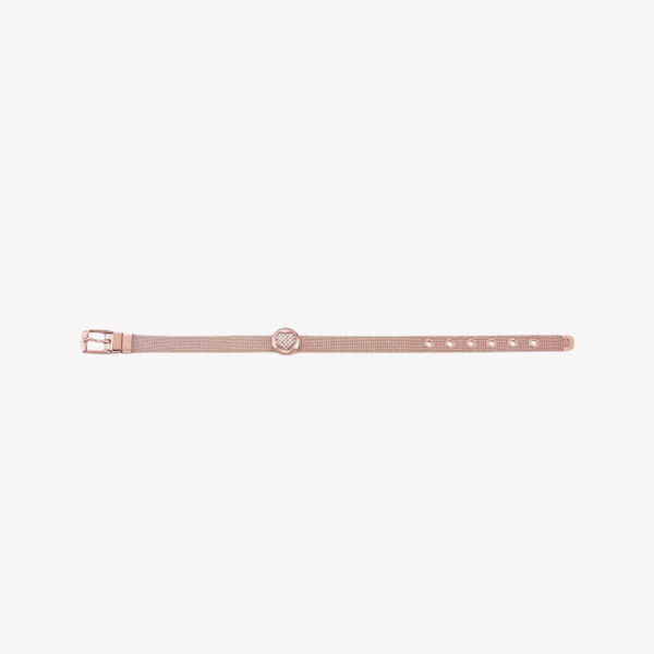 Zink Women's Rose Gold Stainless Steel Bracelet | Zfbr001rg4