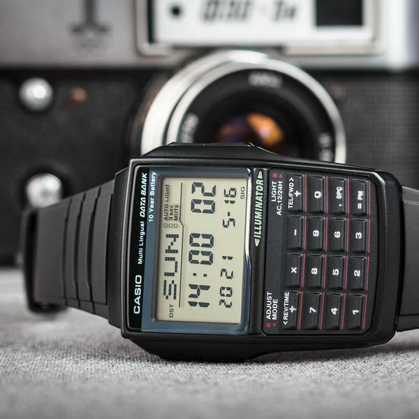 Casio Unisex Black Resin Digital Watch, Bold Display | Dbc-32-1a by i-watch