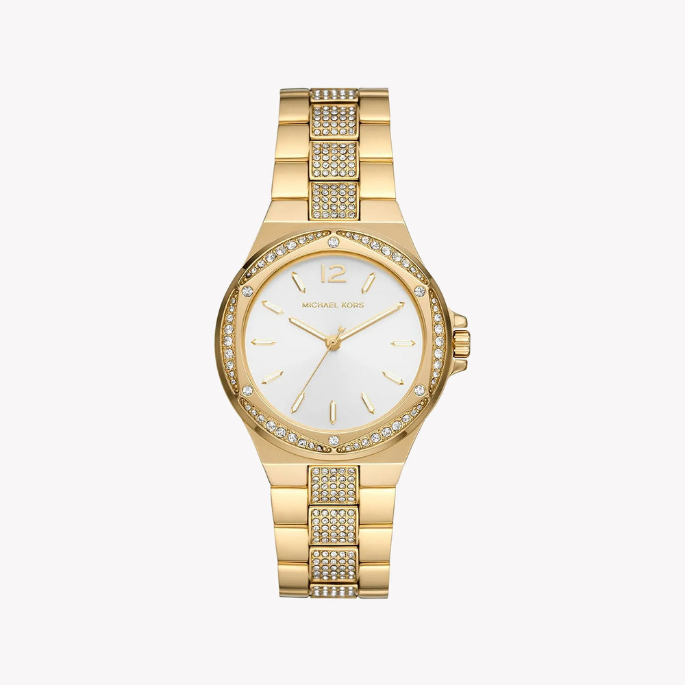 Michael Kors Women's Gold Stainless Steel Watch, White Dial | Mk7361 by i-watch