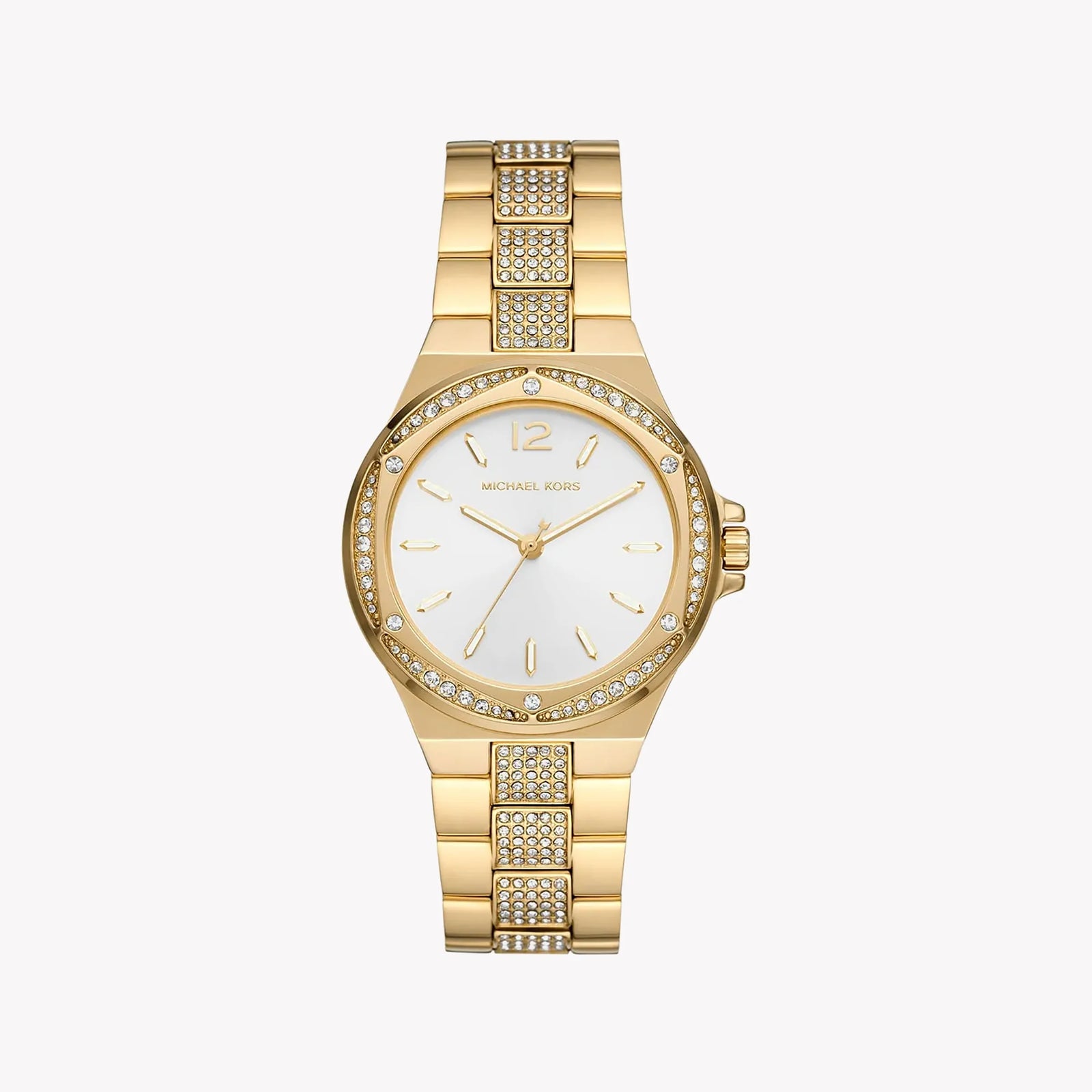 Michael Kors Women's Gold Stainless Steel Watch, White Dial | Mk7361 by i-watch