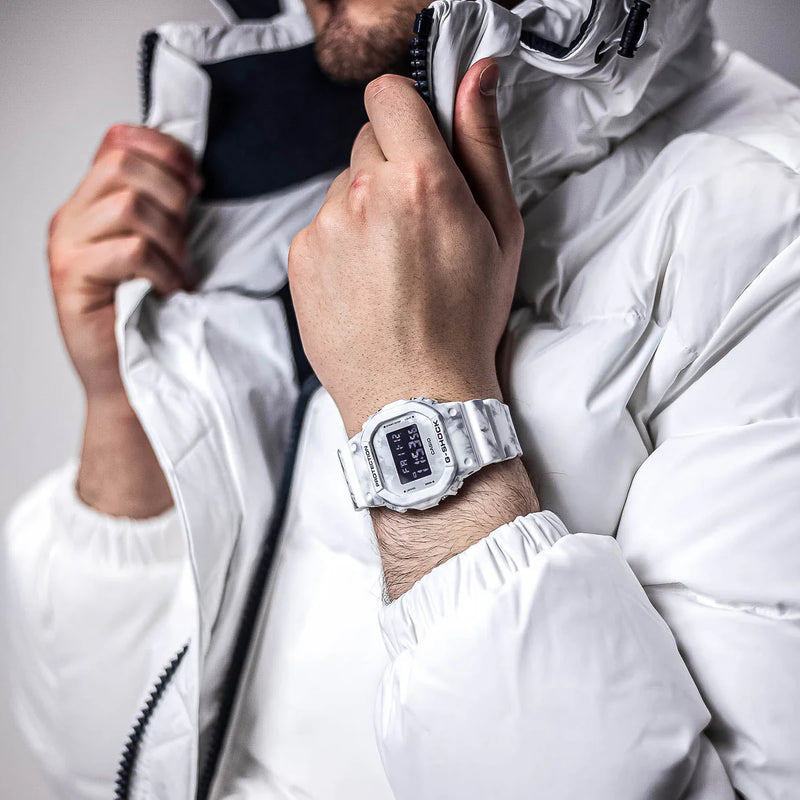 Casio G-Shock Dw-5600gc-7dr Adventure Ready - Stylish White Resin Men's Watch by i-watch