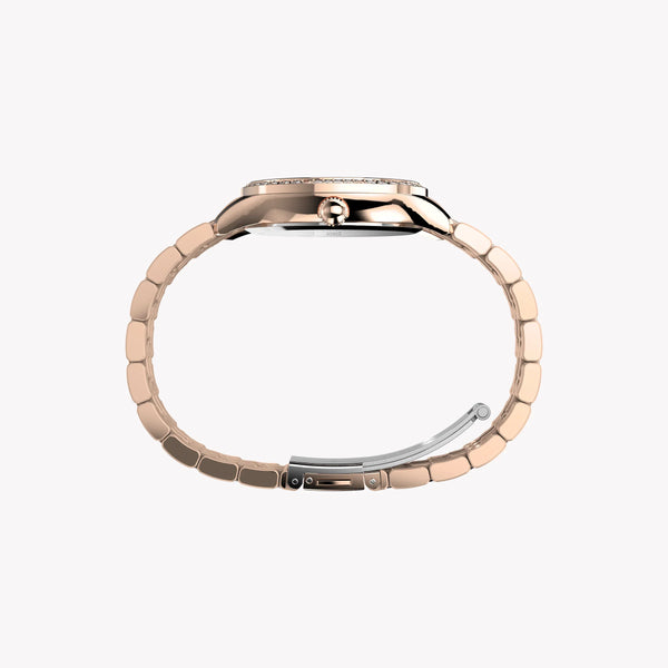 Timex Women's Rose Gold-Tone Watch, Black Dial | Tw2w17800 by i-watch