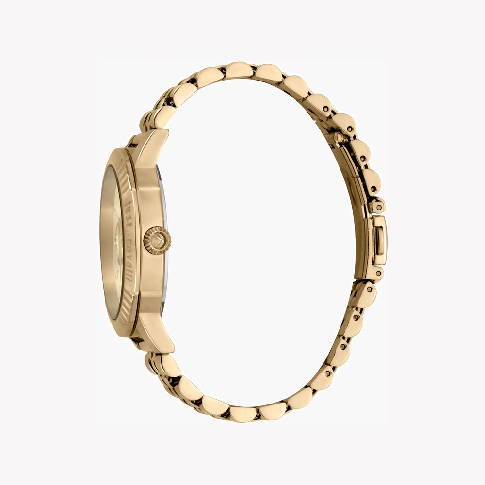 Just Cavalli Women's Gold Stainless Steel Watch, Champagne Dial | Jc1l172m0045 by i-watch