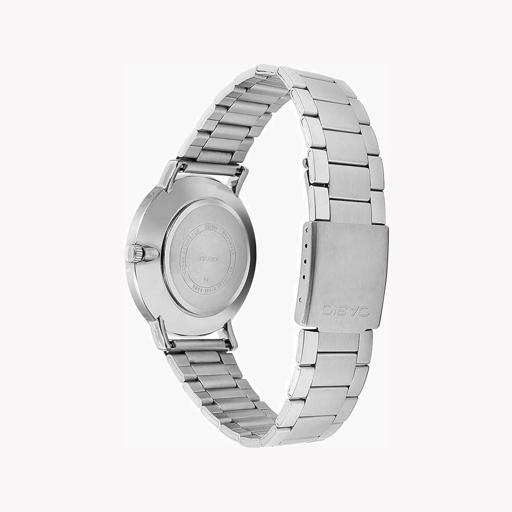 Casio Men's Silver Stainless Steel Watch, Silver Dial | Mtp-Vt01d-7b by i-watch