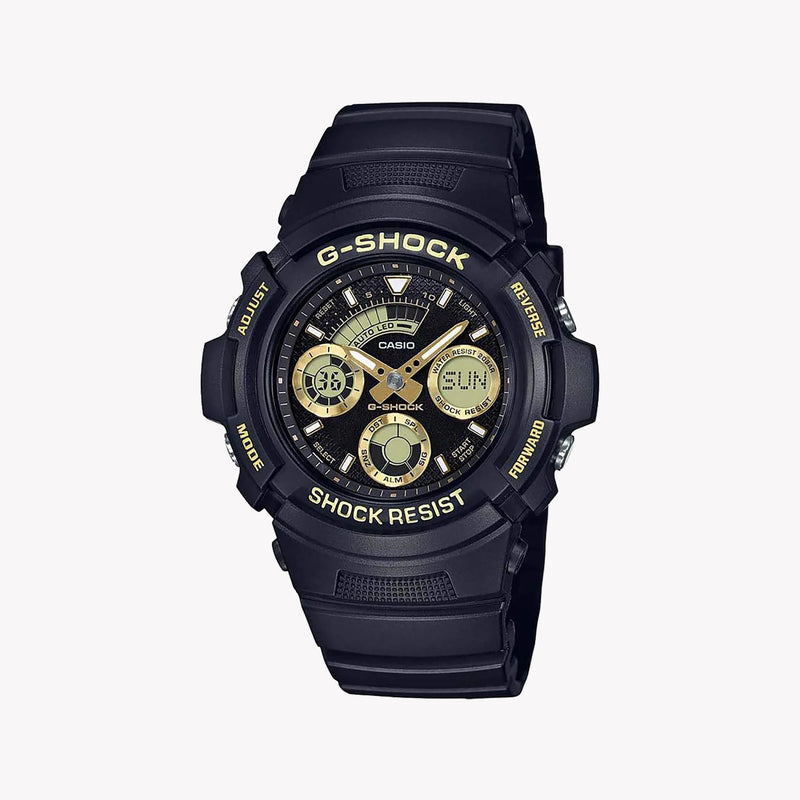 Casio G-Shock Men's Black Resin Watch, Black On Black | Aw-591gbx-1a9 by i-watch
