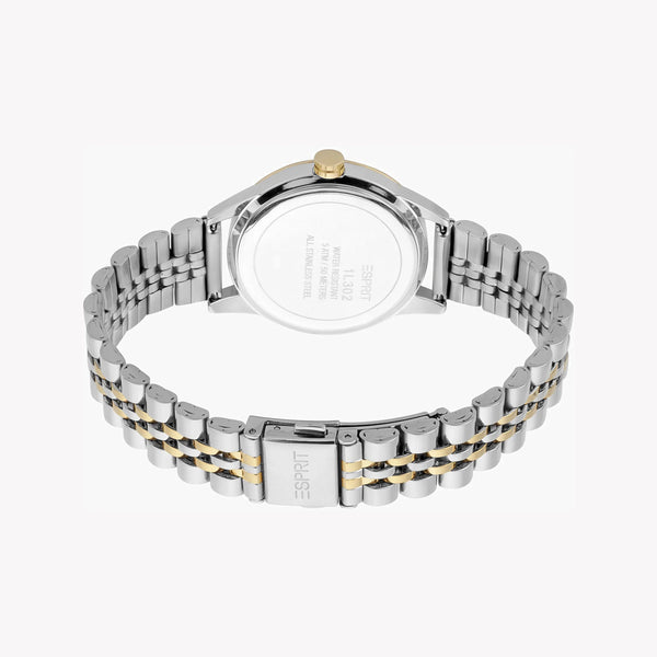 Esprit Women's Silver & Gold Watch, Champagne Dial | Es1l123m0015 by i-watch