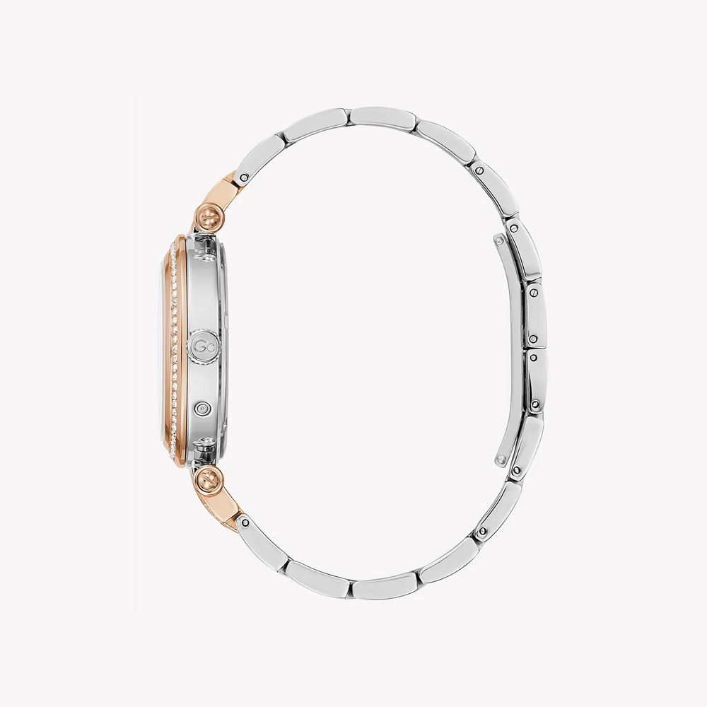 Guess Women's Rose Gold Watch, Silver Band | Y78003l1mf by i-watch