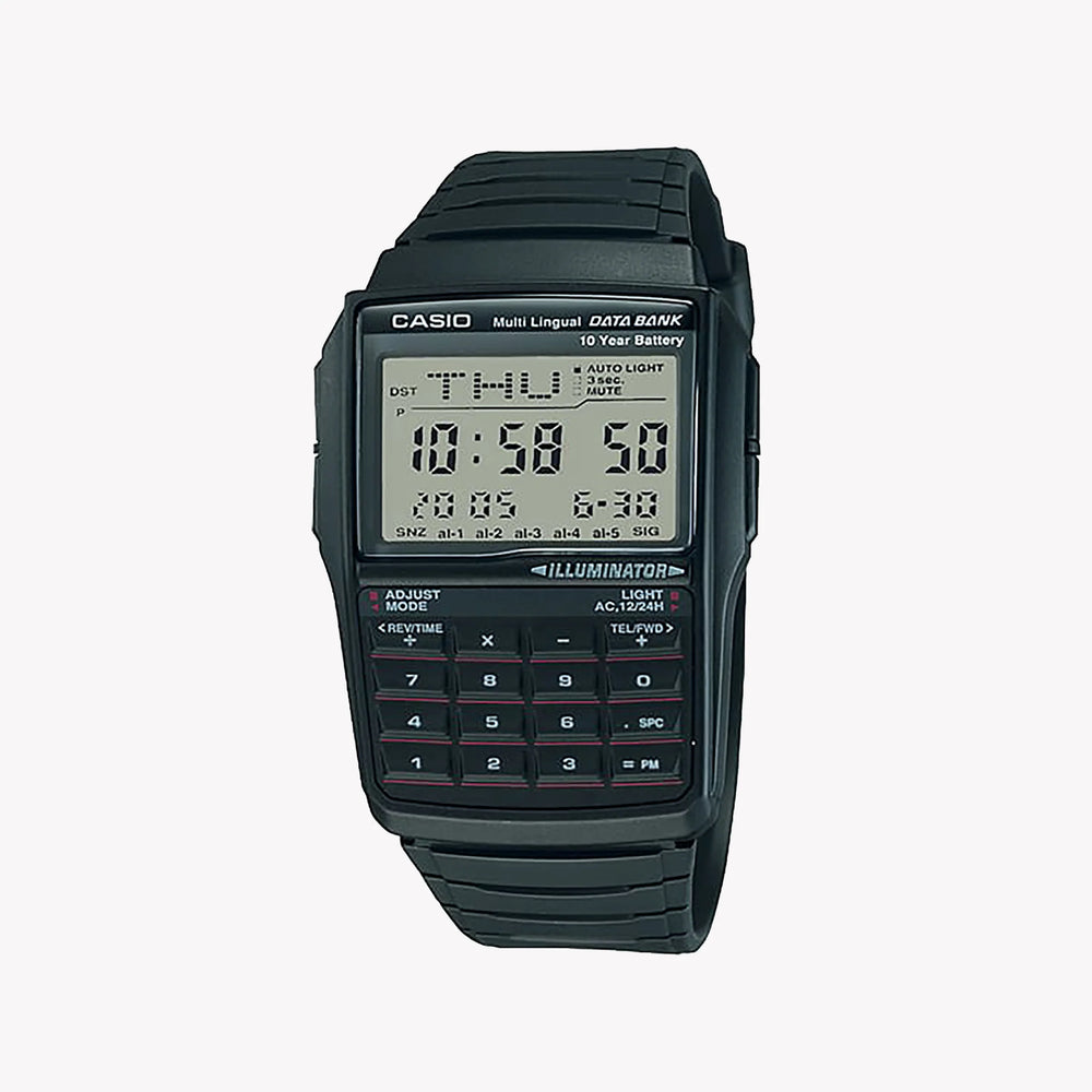 Dbc Men's Black Resin Watch, Multifunctional | Dbc-32-1adf by i-watch