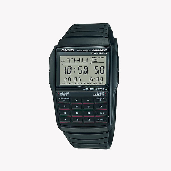 Dbc Men's Black Resin Watch, Multifunctional | Dbc-32-1adf by i-watch