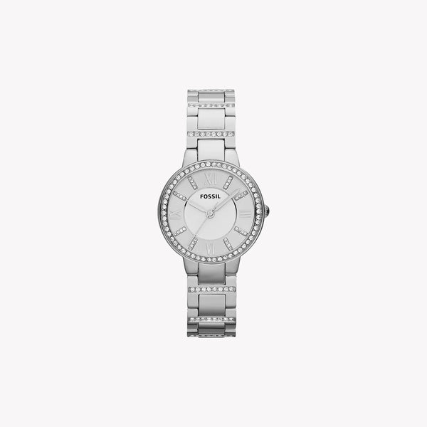 Fossil Women's Silver Stainless Steel Watch, Silver Dial | Es3282 by i-watch