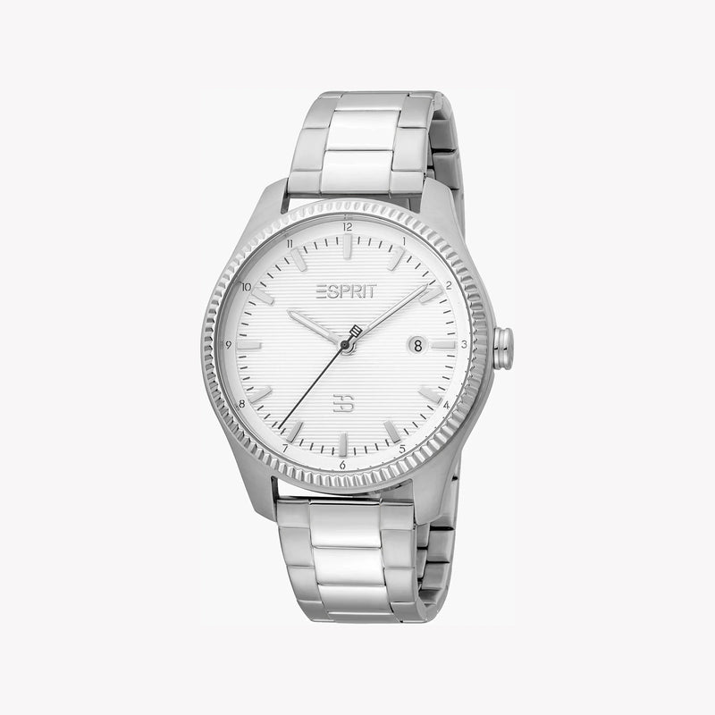 Esprit Men's Stainless Steel Watch, Silver Dial | Es1g072m0035 by i-watch