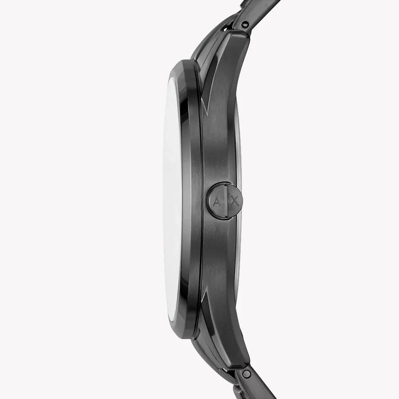 Armani Exchange Men's Black Stainless Steel Watch, Black Dial | Ax7154set by i-watch