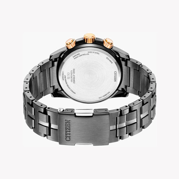 CITIZEN Eco-Drive CB5884-88H - BOLD PERFORMANCE MEN'S WATCH with BLACK STAINLESS STEEL and MULTIFUNCTIONAL FEATURES-i-Watch-2