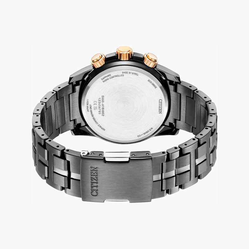 CITIZEN Eco-Drive CB5884-88H - BOLD PERFORMANCE MEN'S WATCH with BLACK STAINLESS STEEL and MULTIFUNCTIONAL FEATURES-i-Watch-2