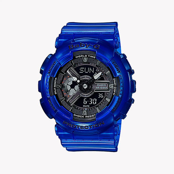 Ba-110cr-2adr Baby-G Adventurist - Vibrant Blue Stylish Women's Watch With Rugged Functionality by i-watch
