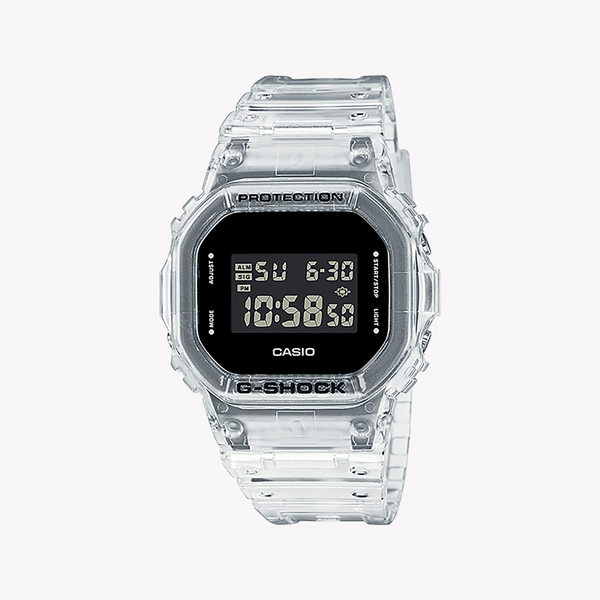 G-Shock Men's Silver Resin Watch, White Band | Dw-5600ske-7dr by i-watch