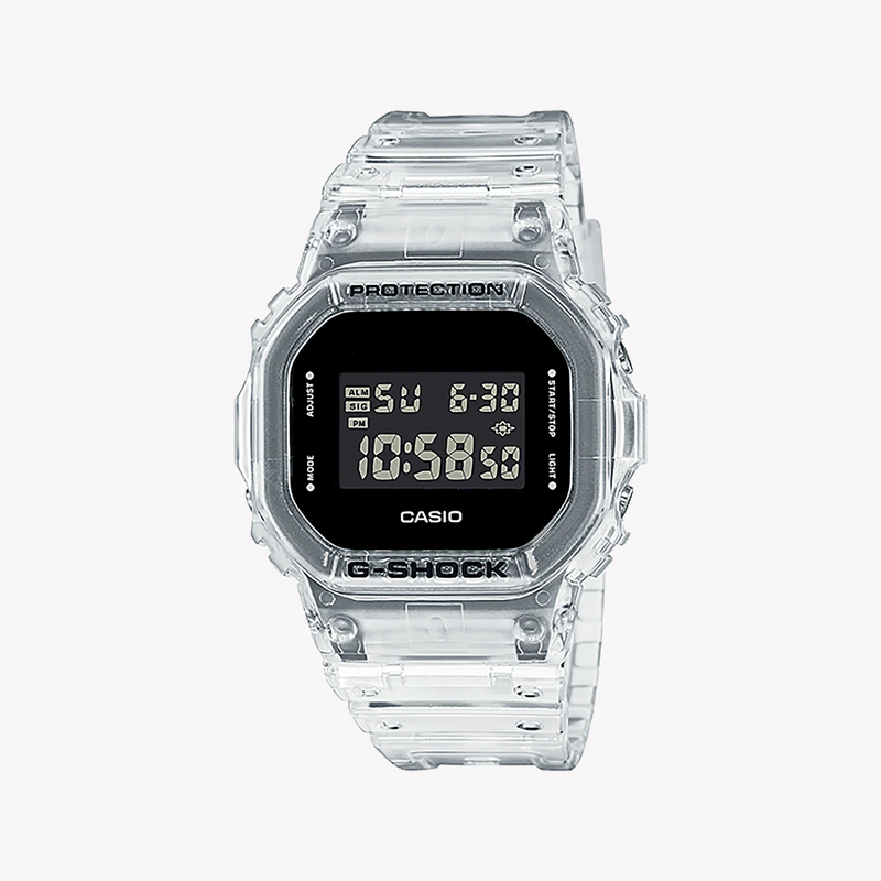 G-Shock Men's Silver Resin Watch, White Band | Dw-5600ske-7dr by i-watch