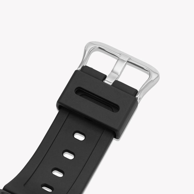 Casio G-Shock Men's Black Resin Watch, Silver Dial | Ga-2100sb-1aer by i-watch