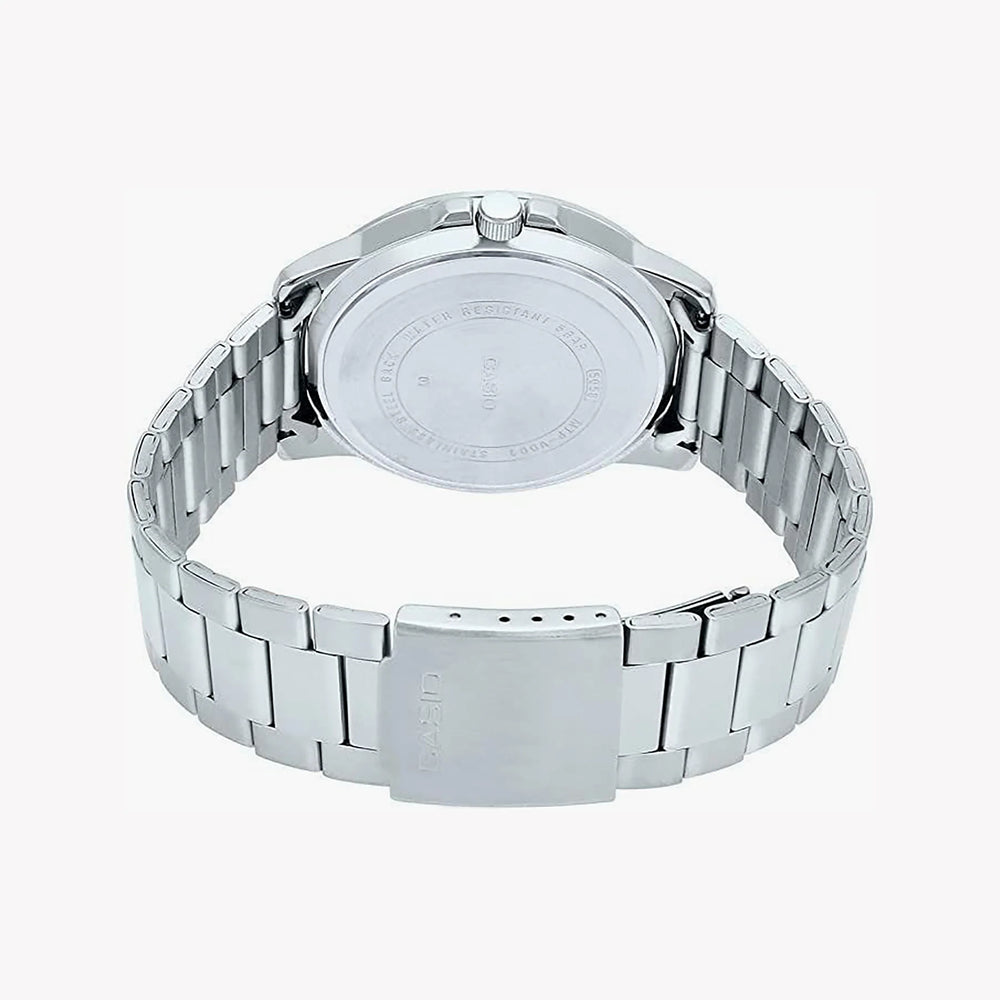 Casio Men's Stainless Steel Watch, Black Dial | Mtp-Vd01d-1bvudf by i-watch
