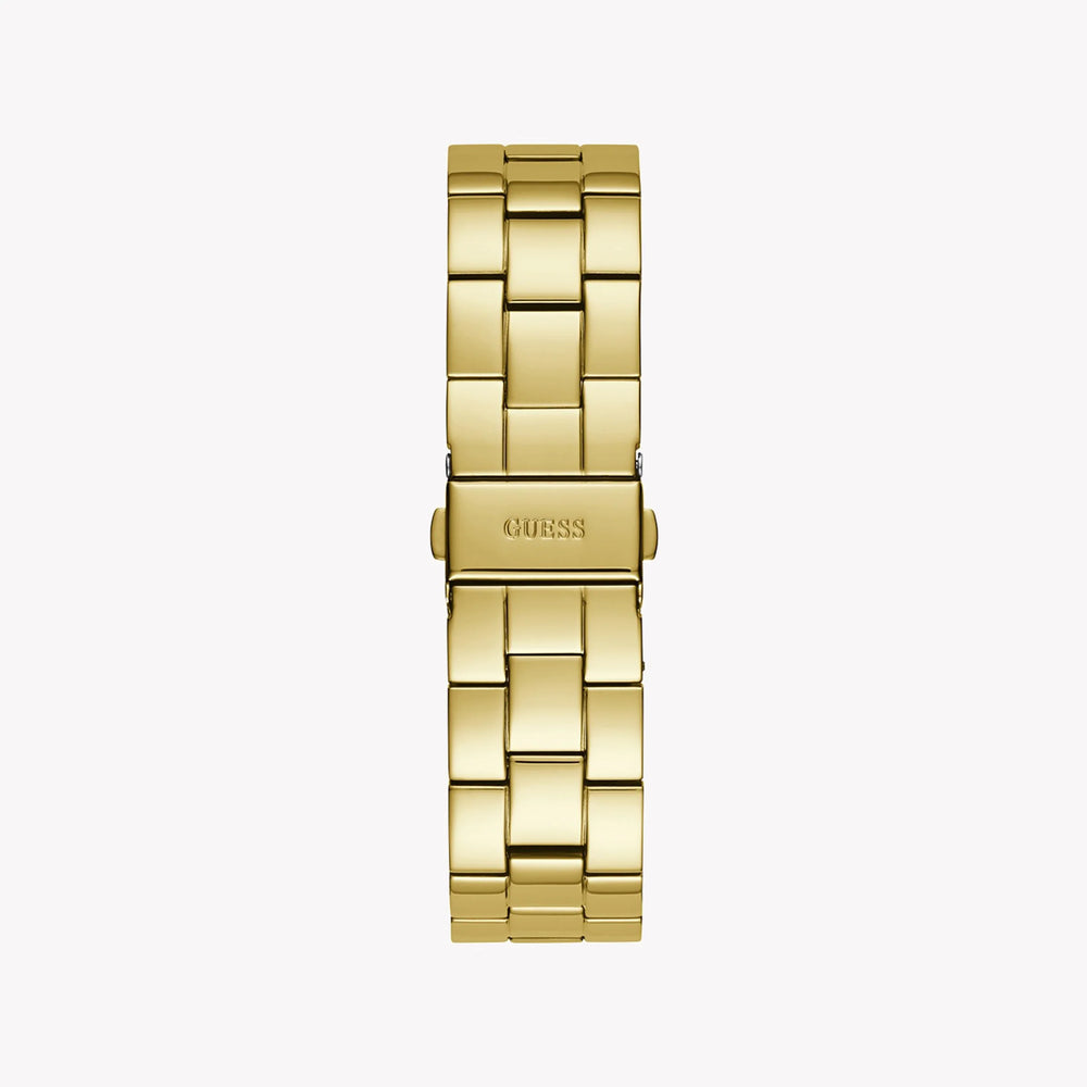 Guess Women's Gold Stainless Steel Watch, Black Dial | W1295l2 by i-watch