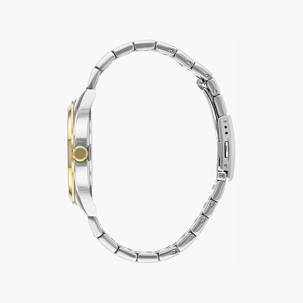 CITIZEN BI5094-59E - ELEGANT POWERHOUSE: Men's Stylish Silver & Gold Watch with Bold Black Dial-i-Watch-4