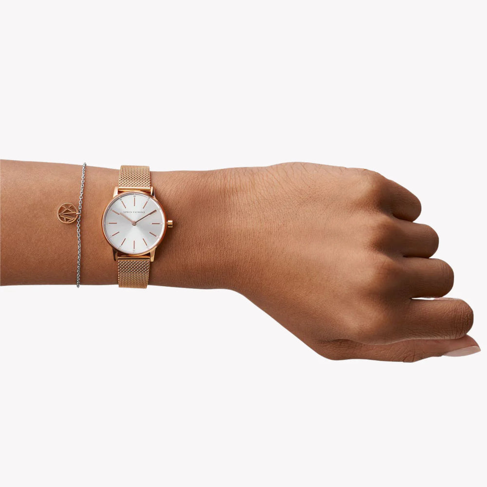 ARMANI EXCHANGE AX7121 - ROSE GOLD SOPHISTICATION FOR THE MODERN WOMAN-i-Watch-4