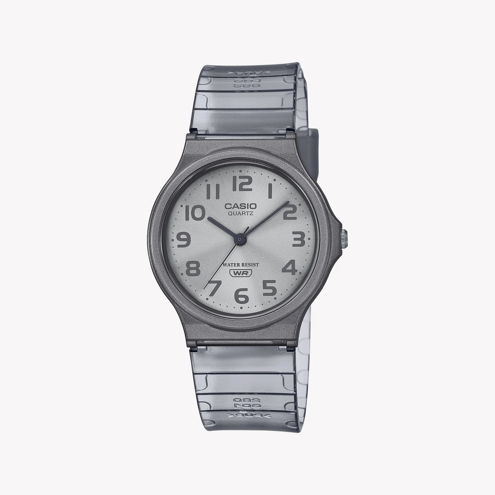 Casio Unisex Silver Resin Watch, White Dial | Mq-24s-8bef by i-watch