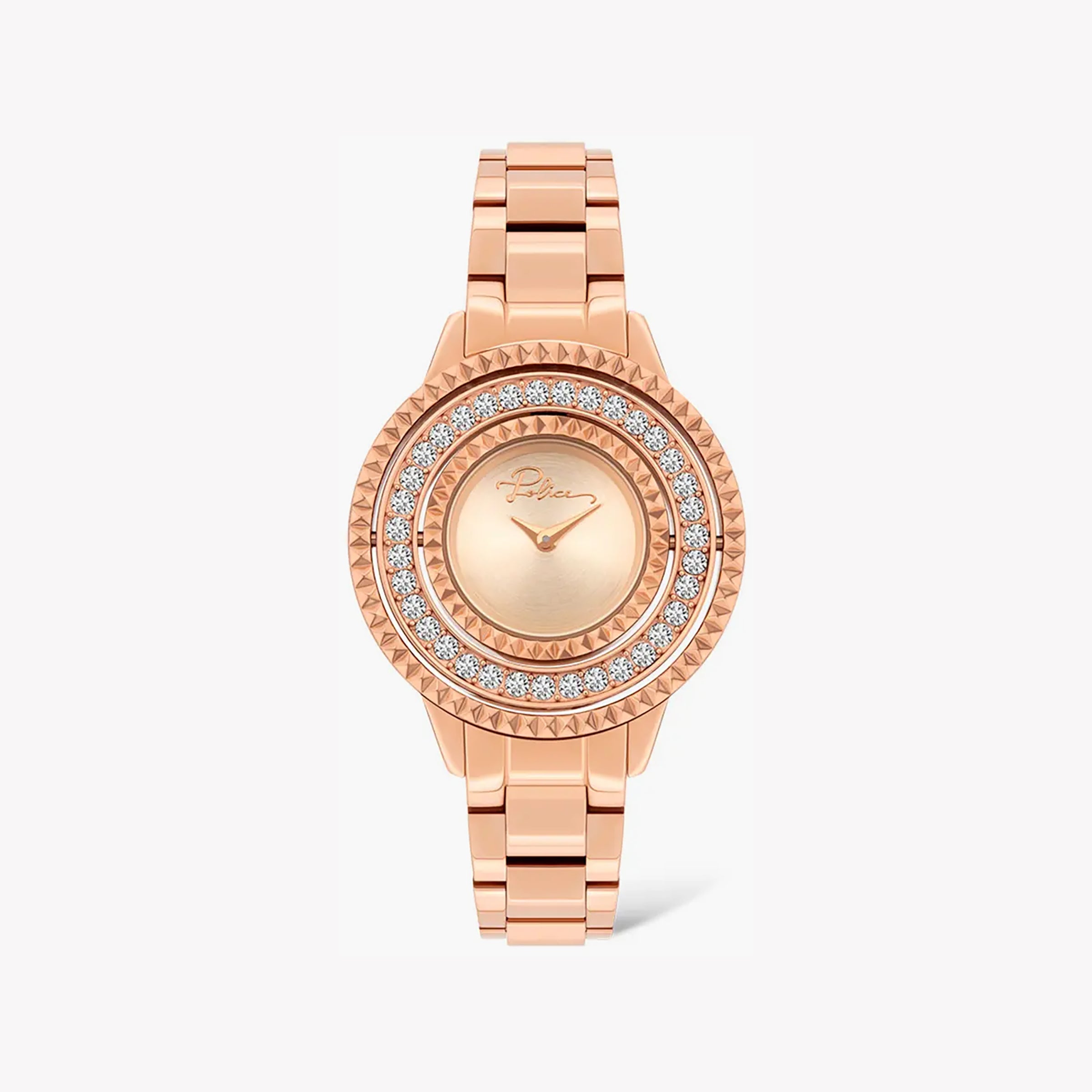 POLICE PL-16037BSR_32M ELEGANCE REDEFINED - ROSE GOLD STUNNER WATCH FOR MODERN WOMEN