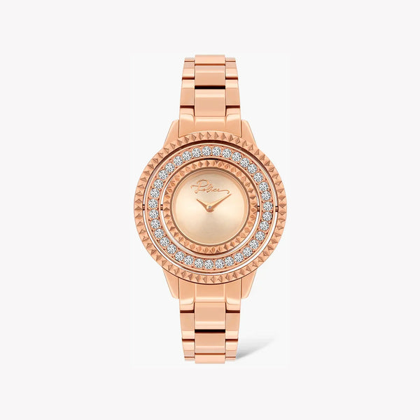 Police Women's Rose Gold Watch, Stainless Steel | Pl-16037bsr_32m by i-watch